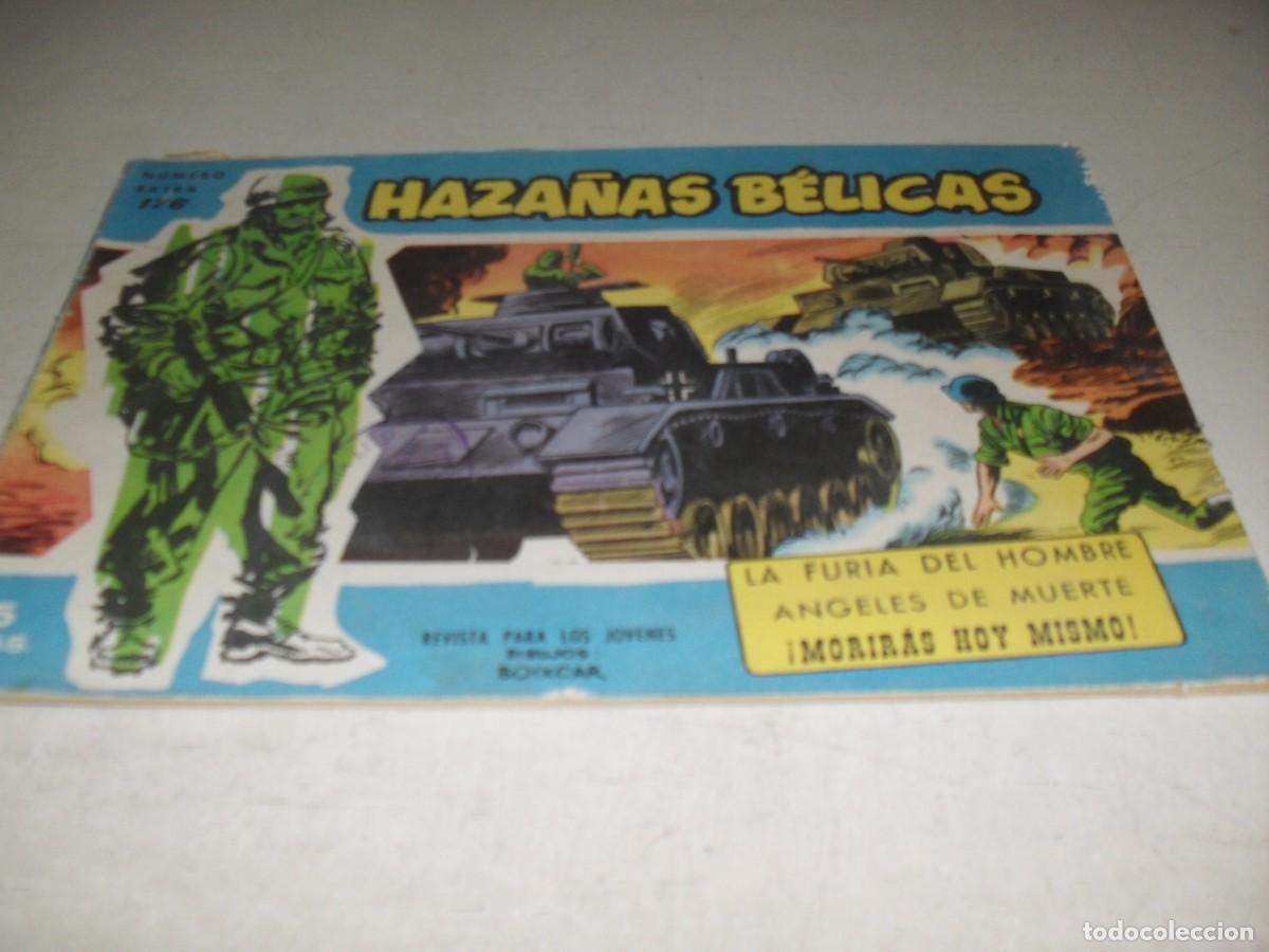 Tebeos: HAZA&Ntilde;AS BELICAS,S.AZUL,N&ordm; 176,CON PUBLICIDAD DE HAZA&Ntilde;AS DEL OESTE,DE 370.TORAY,1957