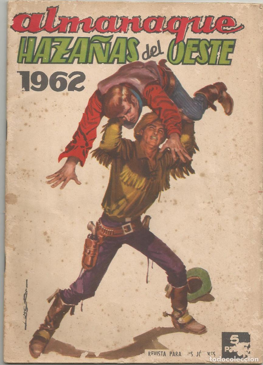 Tebeos: HAZA&Ntilde;AS DEL OESTE ALMANAQUE 1962 Editorial Toray - Foto 1