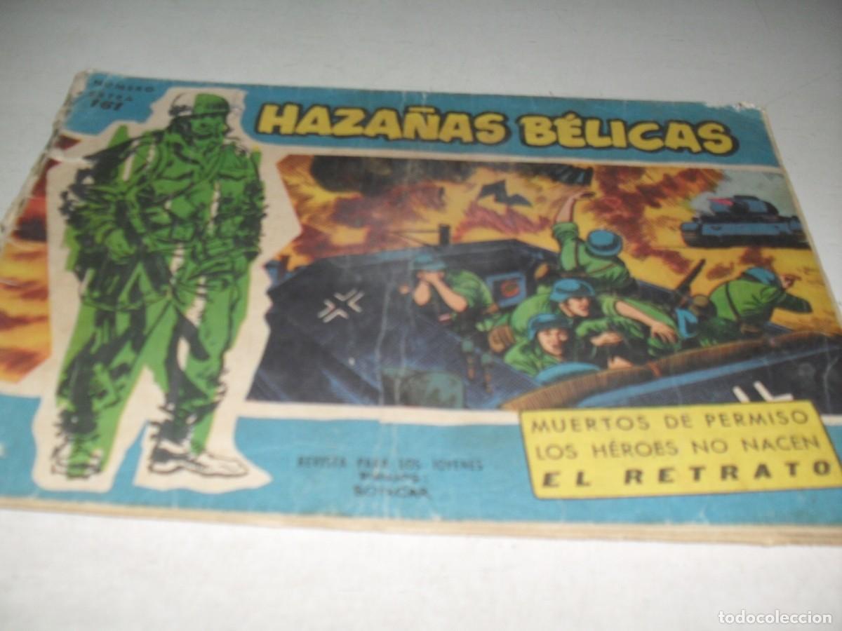 Tebeos: HAZA&Ntilde;AS BELICAS,S.AZUL,N&ordm; 161,CON PUBLICIDAD DE BRIGADA SECRETA EN CONTRAPORTADA,DE 370.TORAY,1957