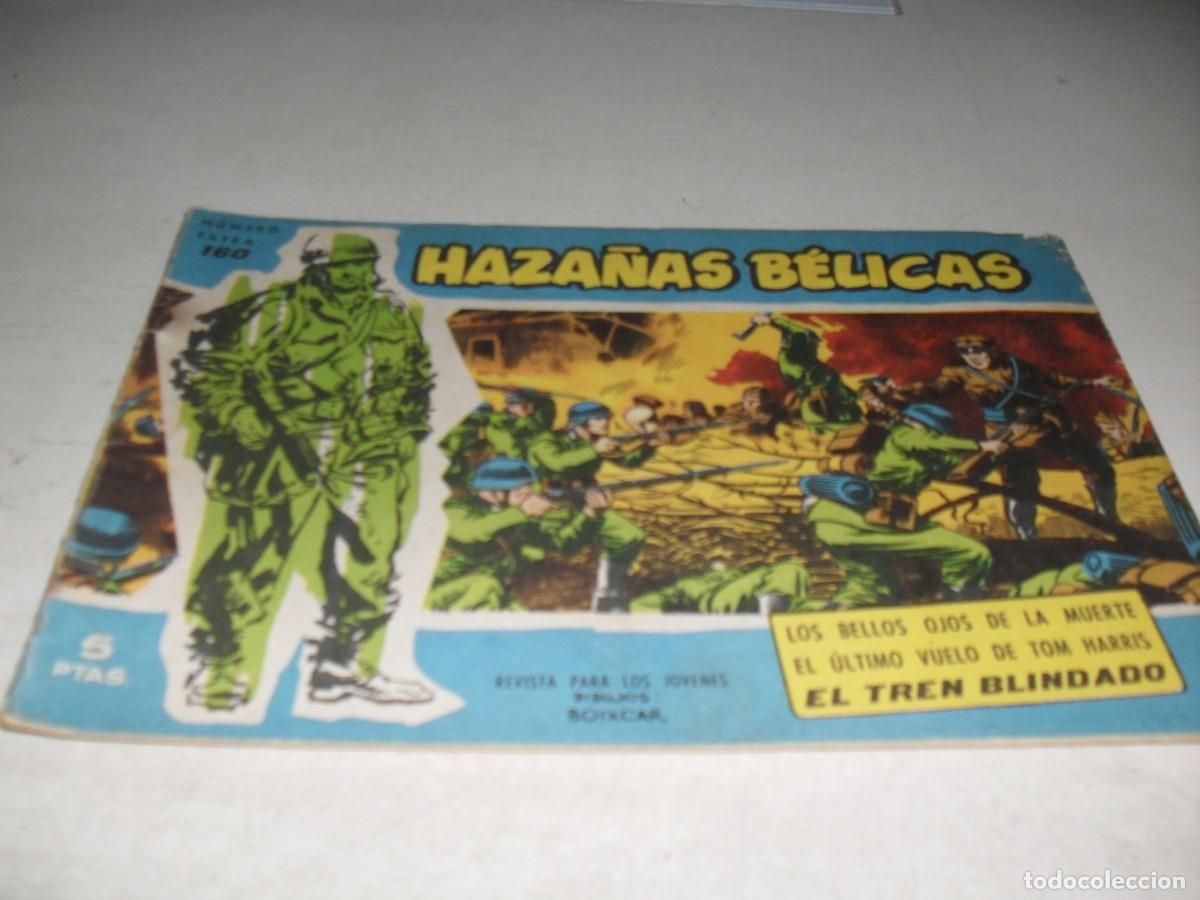 Tebeos: HAZA&Ntilde;AS BELICAS,S.AZUL,N&ordm; 160,CON PUBLICIDAD DE RELATOS DE GUERRA EN CONTRAPORTADA,DE 370.TORAY,1957