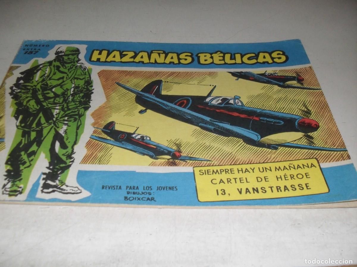 Tebeos: HAZA&Ntilde;AS BELICAS,S.AZUL,N&ordm; 157,CON PUBLICIDAD DE BRIGADA SECRETA EN CONTRAPORTADA,DE 370.TORAY,1957