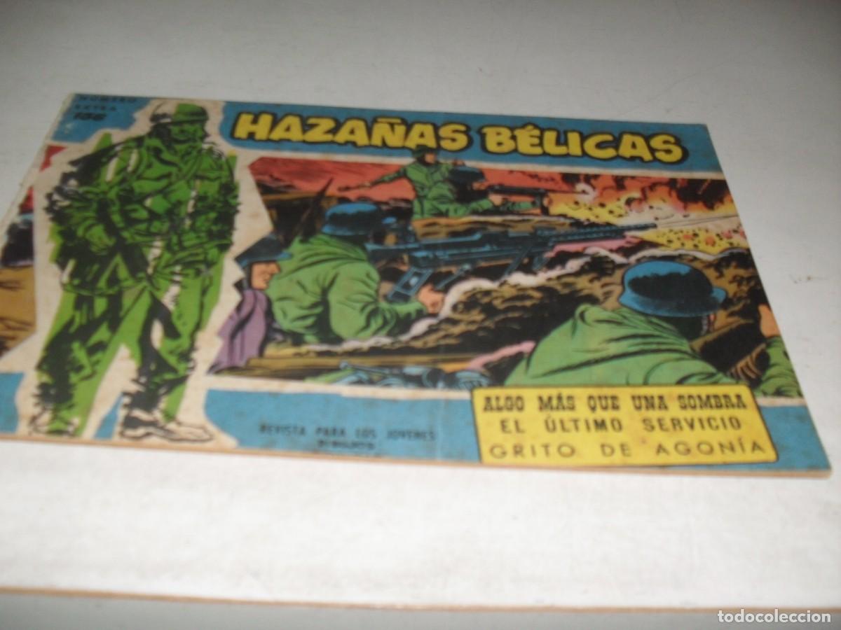 Tebeos: HAZA&Ntilde;AS BELICAS,S.AZUL,N&ordm; 156,CON PUBLICIDAD DE RELATOS DE GUERRA EN CONTRAPORTADA,DE 370.TORAY,1957