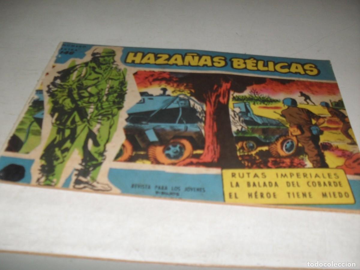 Tebeos: HAZA&Ntilde;AS BELICAS,S.AZUL,N&ordm; 146,RUTAS IMPERIALES,DE BOIXCAR,DE 370.TORAY,1957