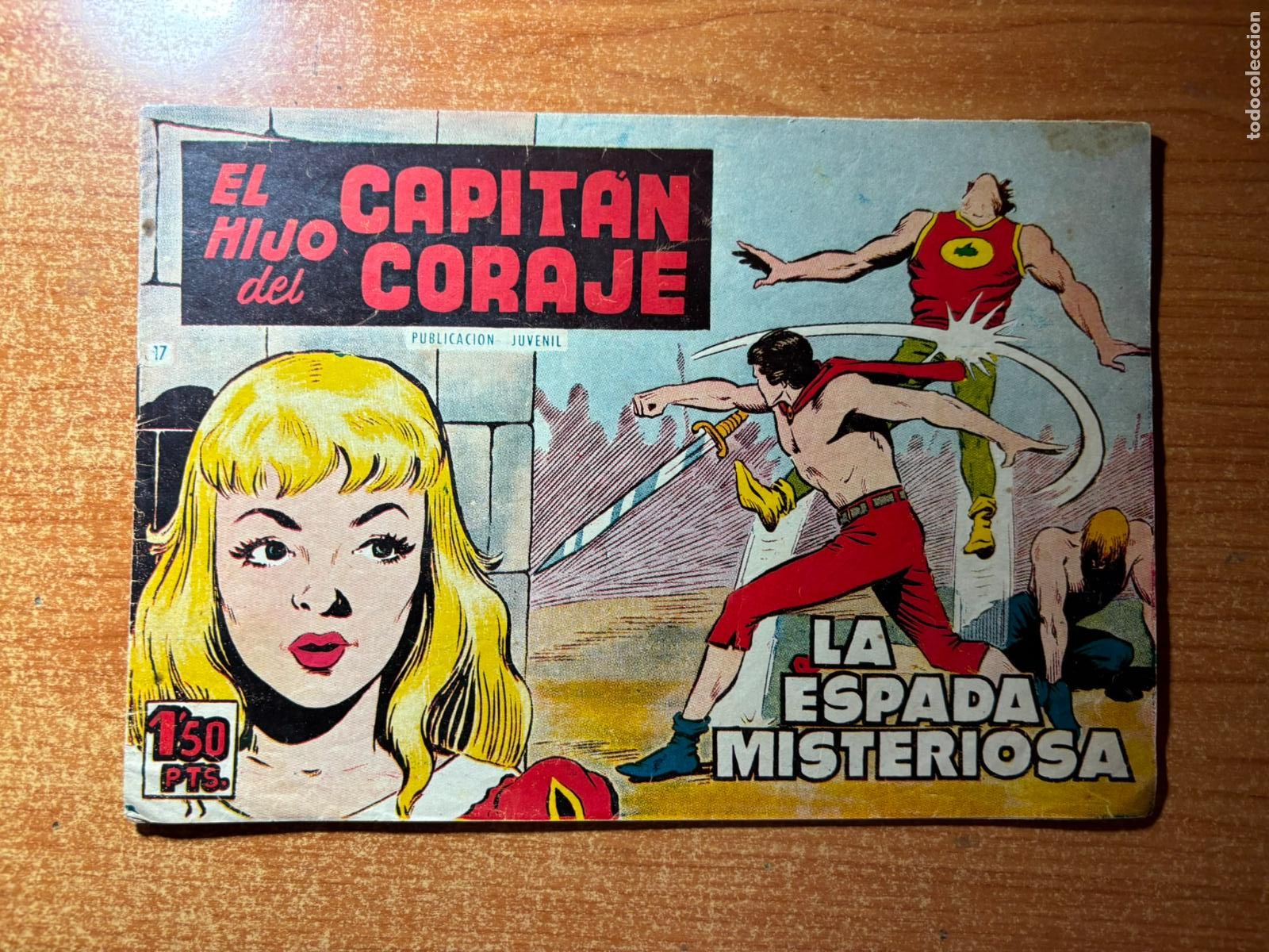 Tebeos: EL HIJO DEL CAPITAN CORAJE N&ordm; 17 EDITORIAL TORAY ORIGINAL