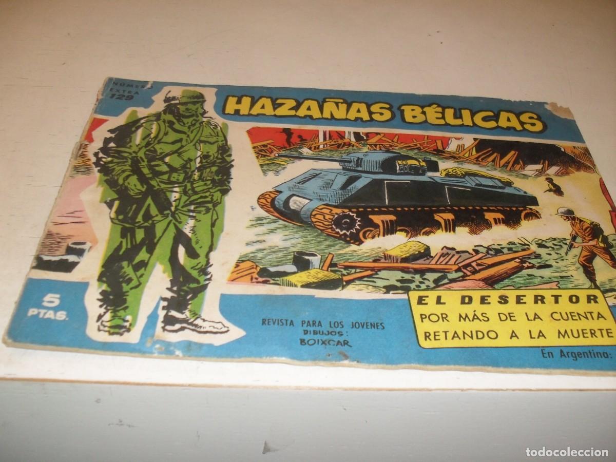 Tebeos: HAZA&Ntilde;AS BELICAS,S.AZUL,N&ordm; 130,EL DESERTOR,Y 2 AVENTURAS MAS,DE 370.TORAY,1957