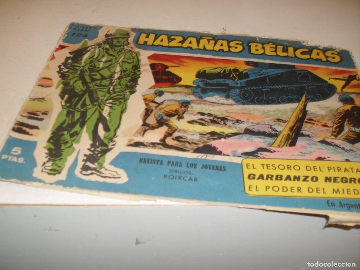 Tebeos: HAZA&Ntilde;AS BELICAS,S.AZUL,N&ordm; 124,EL TESORO DEL PIRATA,Y 2 AVENTURAS MAS,DE 370.TORAY,1957
