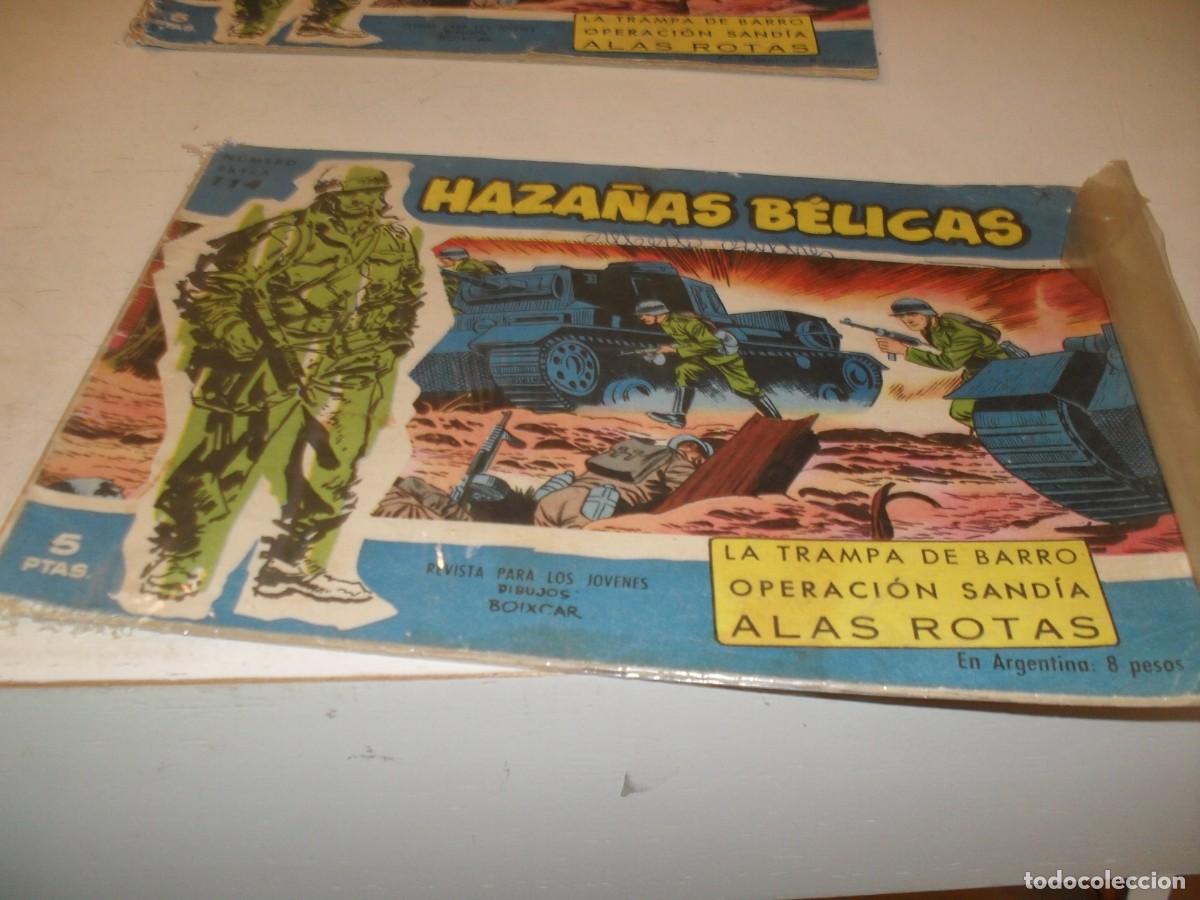 Tebeos: HAZA&Ntilde;AS BELICAS,S.AZUL,N&ordm; 114,LA TRAMPA DE BARRO,Y 2 AVENTURAS MAS,DE 370.TORAY,1957