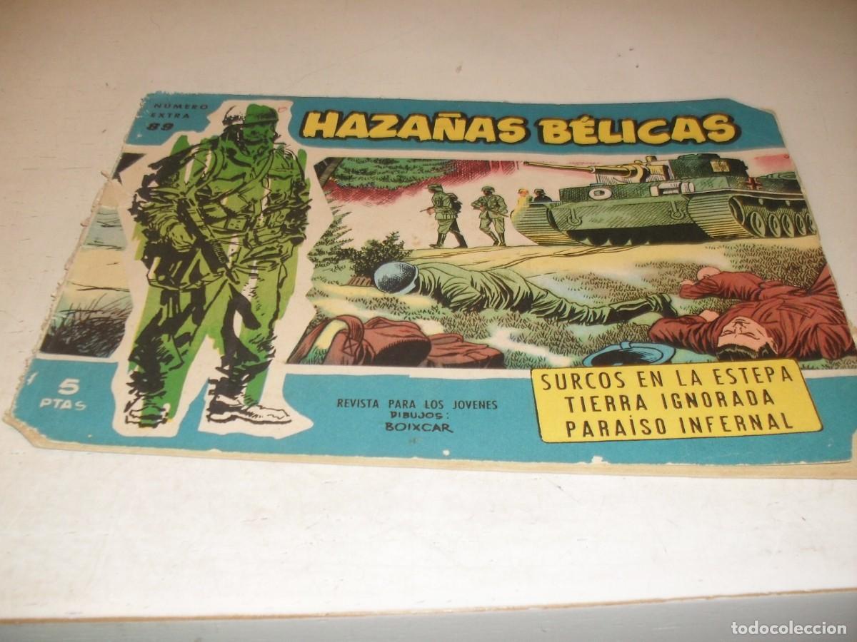 Tebeos: HAZA&Ntilde;AS BELICAS,S.AZUL,N&ordm; 89,SURCOS EN LA ESTEPA,Y 2 AVENTURAS MAS,DE 370.TORAY,1957