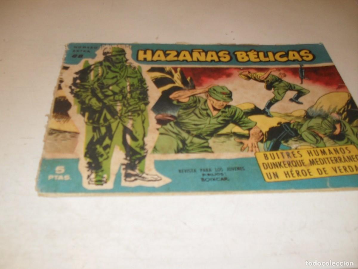Tebeos: HAZA&Ntilde;AS BELICAS,S.AZUL,N&ordm; 88,BUITRES HUMANOS,Y 2 AVENTURAS MAS,DE 370.TORAY,1957