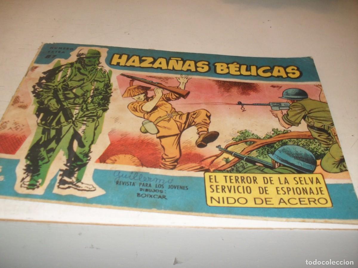 Tebeos: HAZA&Ntilde;AS BELICAS,S.AZUL,N&ordm; 87,EL TERROR DE LA SELVA,Y 2 AVENTURAS MAS,DE 370.TORAY,1957