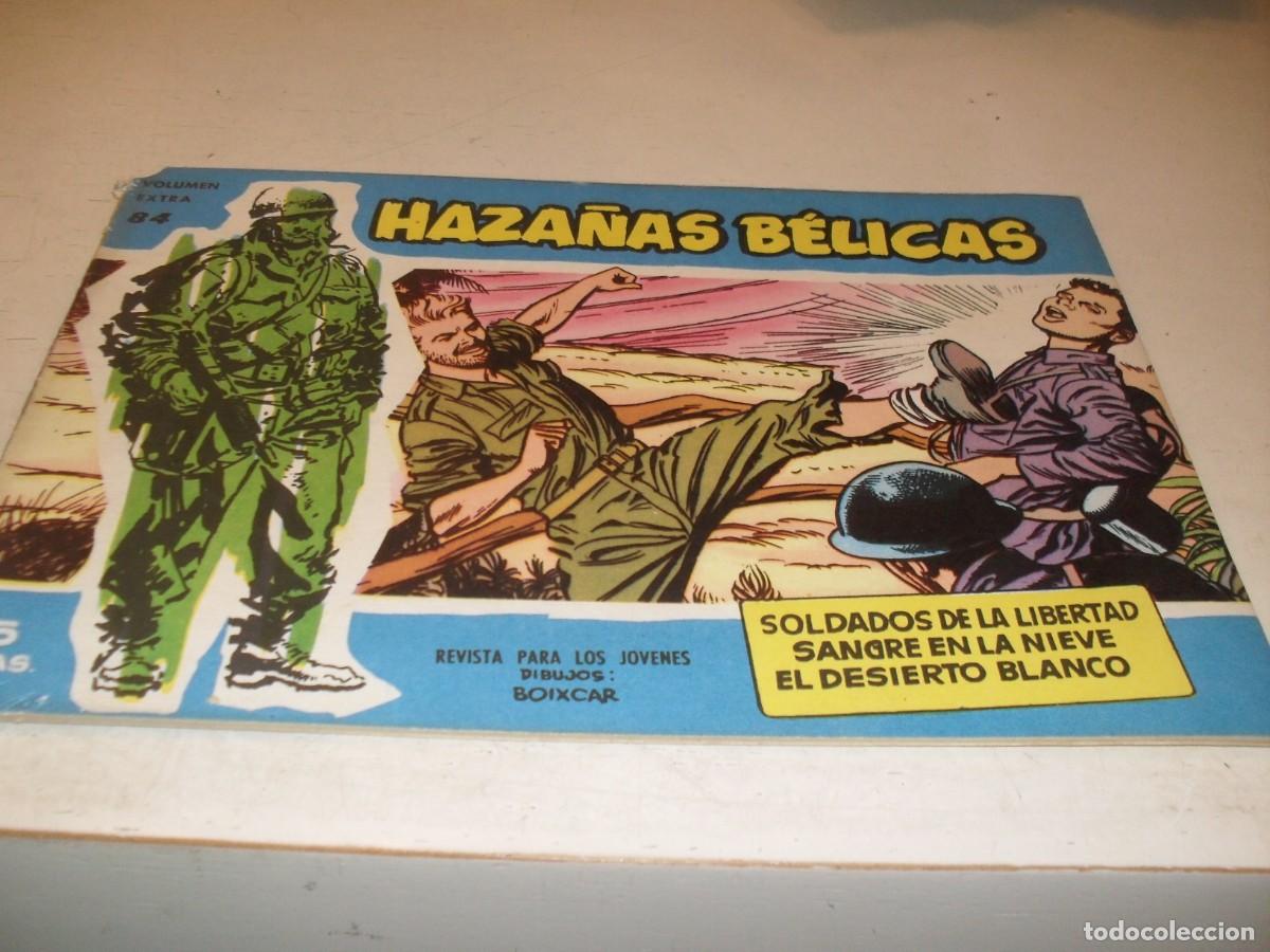 Tebeos: HAZA&Ntilde;AS BELICAS,S.AZUL,N&ordm; 84,SOLDADOS DE LIBERTAD,Y 2 AVENTURAS MAS,DE 370.TORAY,1957