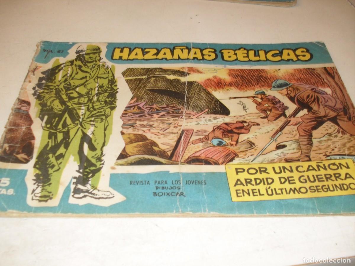 Tebeos: HAZA&Ntilde;AS BELICAS,S.AZUL,N&ordm;67,POR UN CA&Ntilde;ON,Y 2 AVENTURAS MAS,DE 370.TORAY,1957