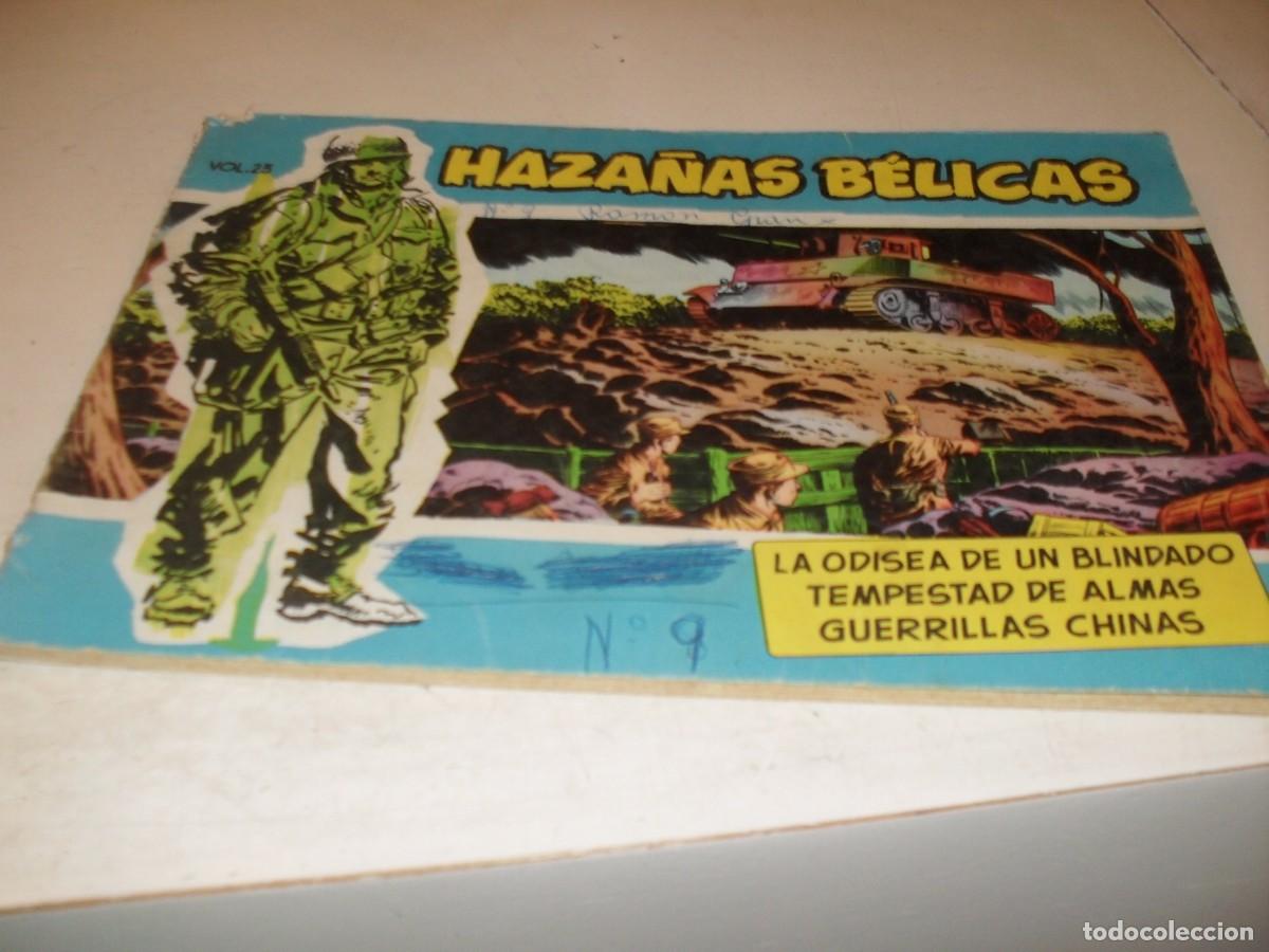 Tebeos: HAZA&Ntilde;AS BELICAS,S.AZUL,N&ordm; 23,PRIMEROS N&ordm;.LA ODISEA DE UN BLINDADO,DE BOIXCAR,DE 370.TORAY,1957