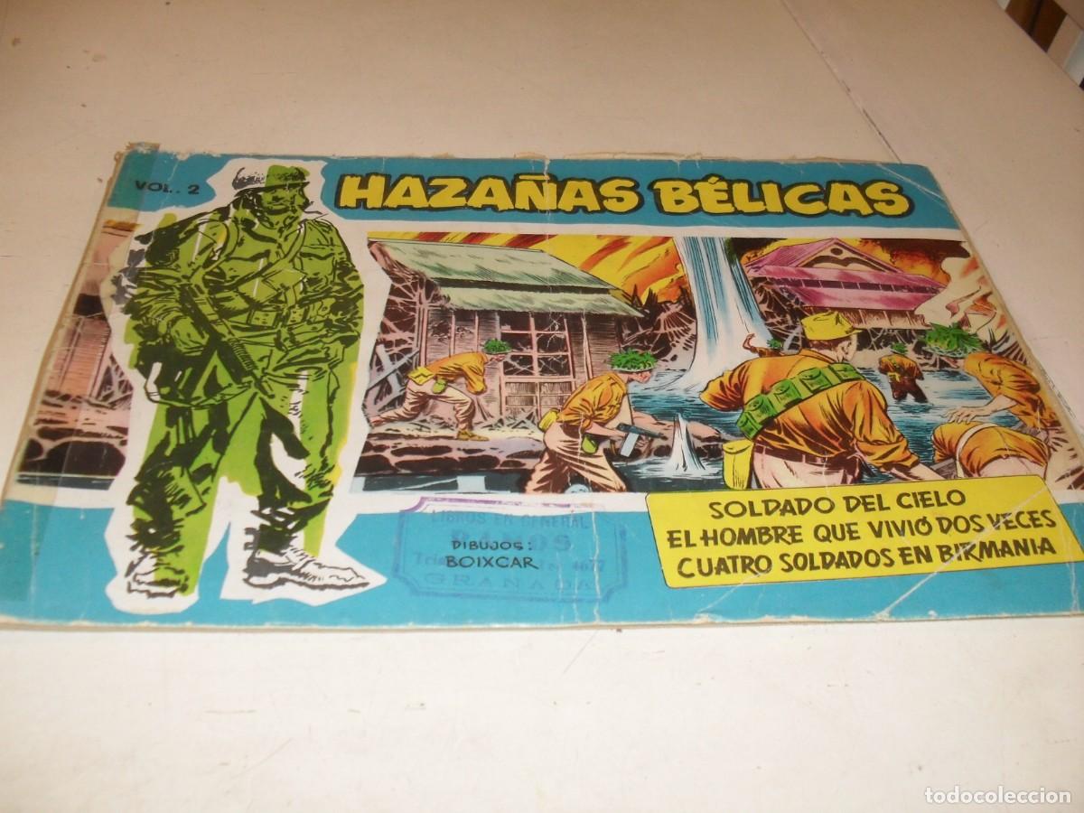 Tebeos: HAZA&Ntilde;AS BELICAS,S.AZUL,N&ordm; 2,PRIMEROS N&ordm;,SOLDADO DEL CIELO,DE BOIXCAR,DE 370.TORAY,1957