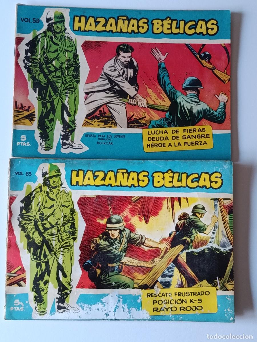 Tebeos: HAZA&Ntilde;AS BELICAS N&ordm; 59 Y 63