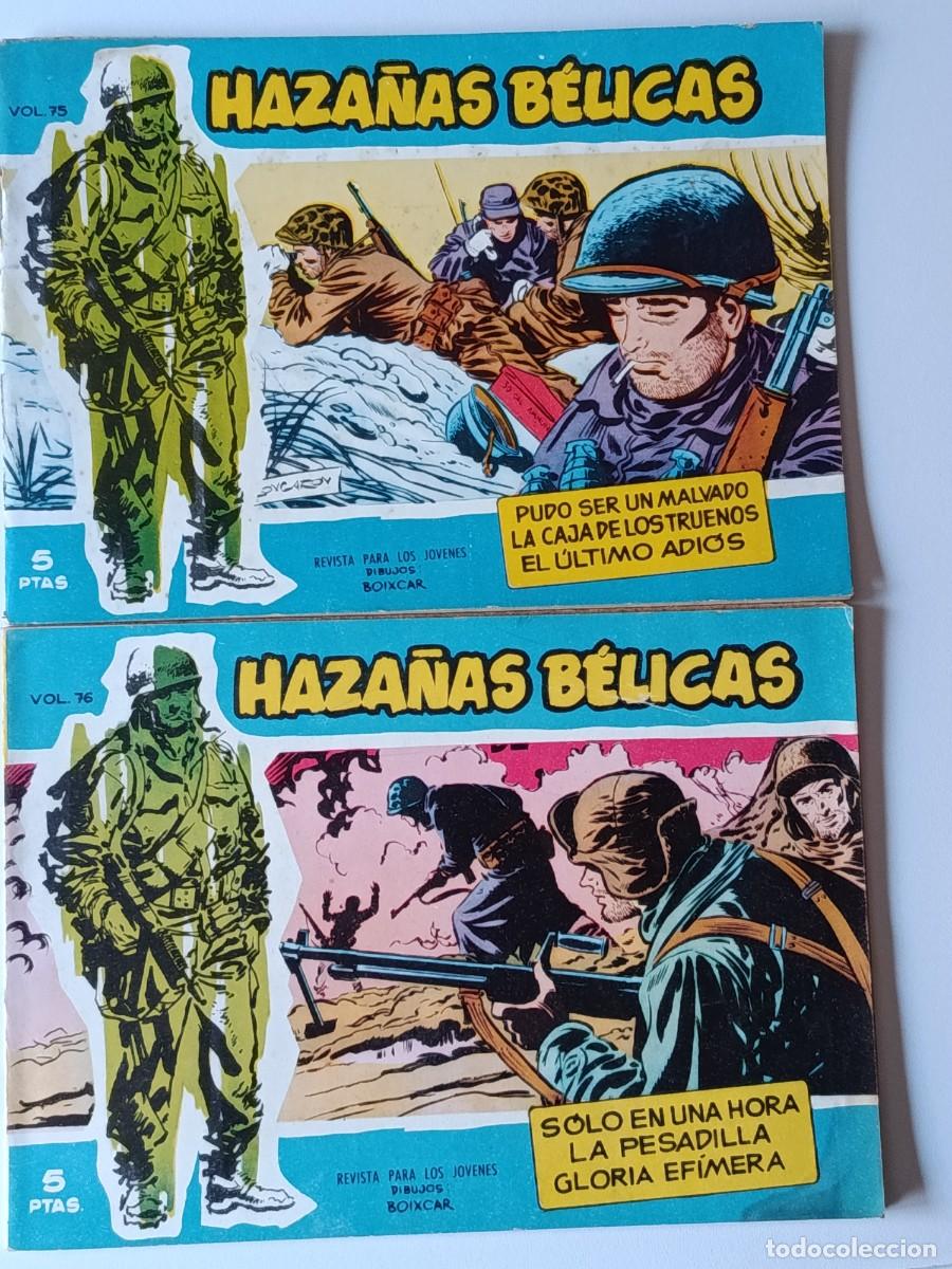 Tebeos: HAZA&Ntilde;AS BELICAS N&ordm; 75 Y 76