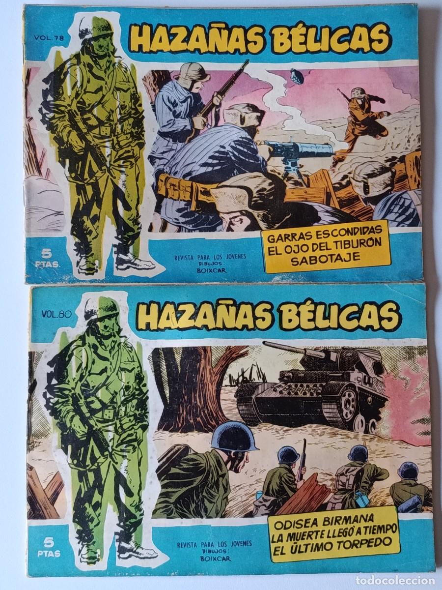 Tebeos: HAZA&Ntilde;AS BELICAS N&ordm; 78 Y 80