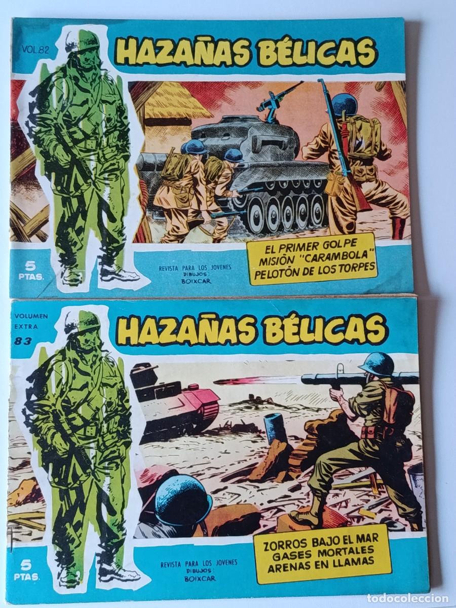 Tebeos: HAZA&Ntilde;AS BELICAS N&ordm; 82 Y 83
