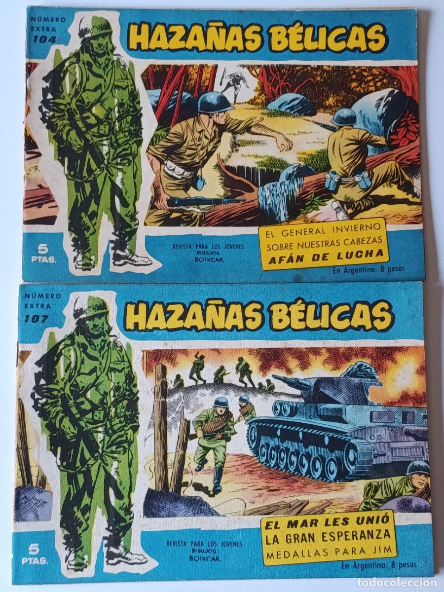 Tebeos: HAZA&Ntilde;AS BELICAS N&ordm; 104 Y 107