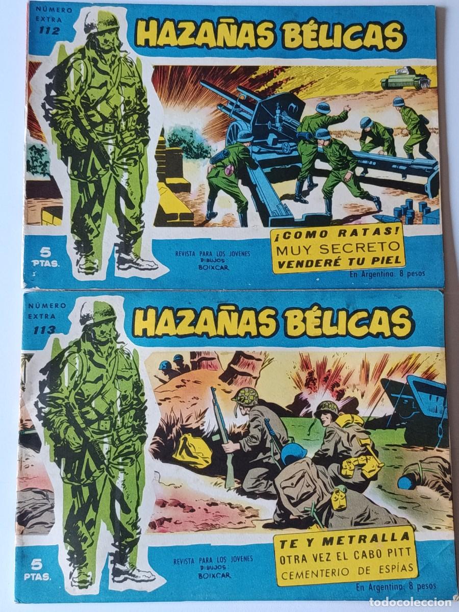 Tebeos: HAZA&Ntilde;AS BELICAS N&ordm; 112 Y 113