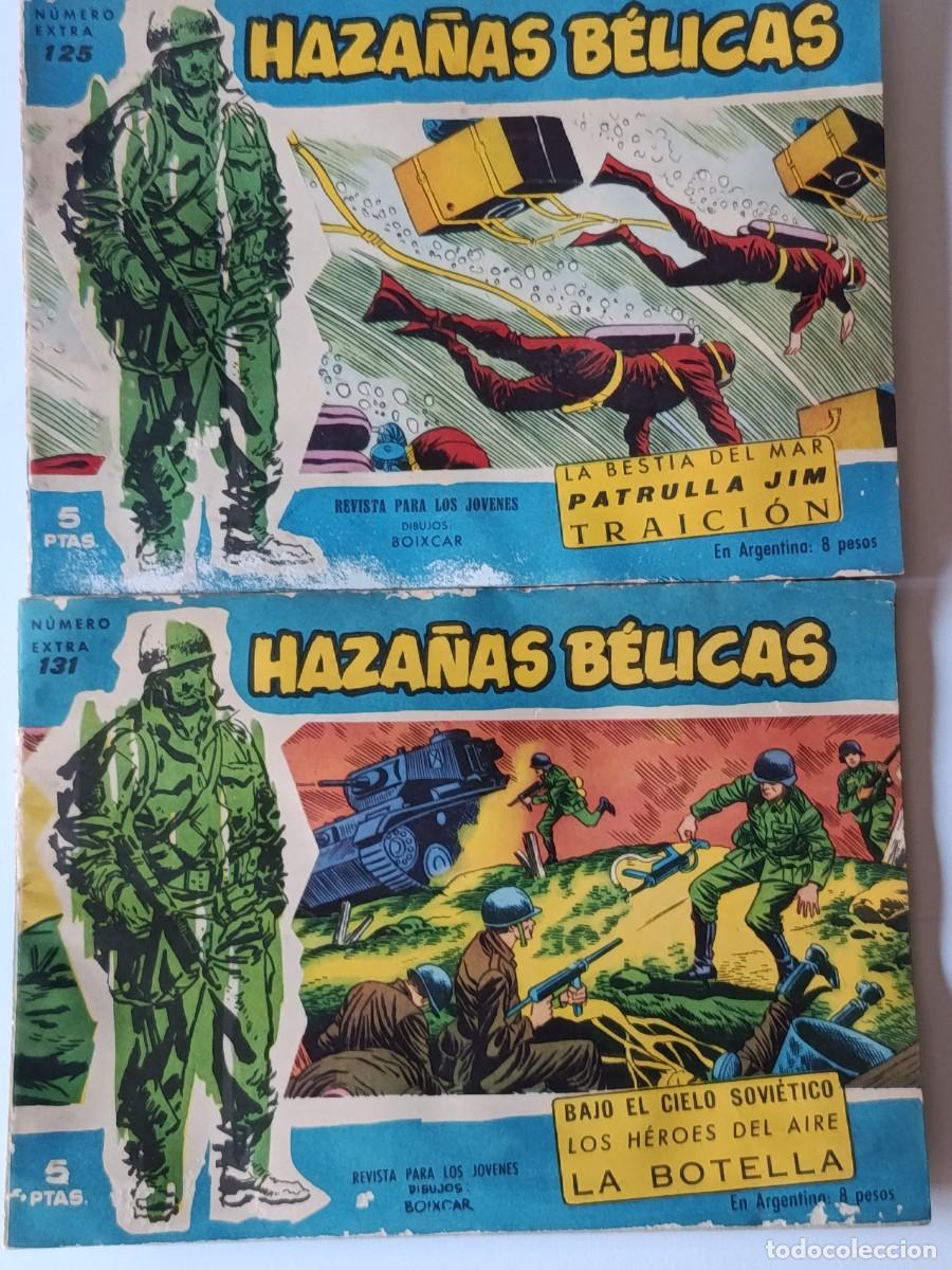 Tebeos: HAZA&Ntilde;AS BELICAS N&ordm; 125 Y 131