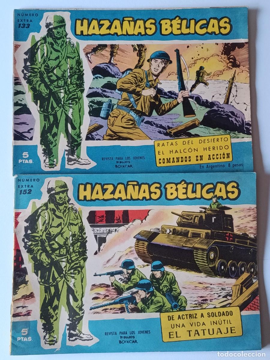 Tebeos: HAZA&Ntilde;AS BELICAS N&ordm; 133 Y 152