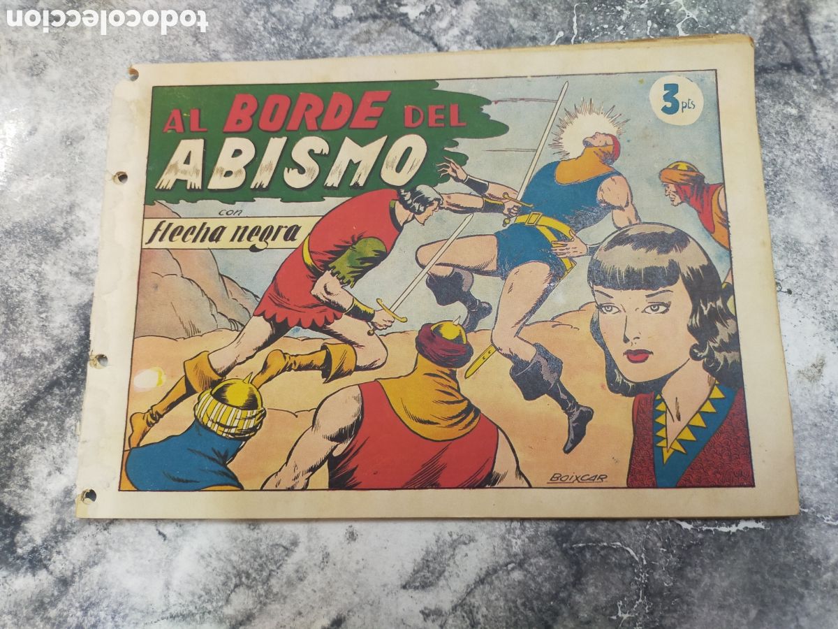 Tebeos: Comic Fecha Negra. Al borde del abismo. &Aacute;lbum N&deg;VII. Ediciones Toray. Dibujos Boixcar