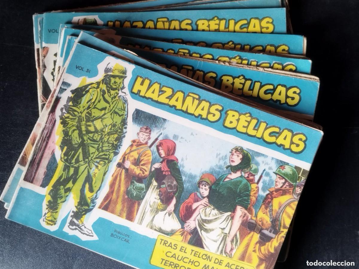 Tebeos: El lote de 15 tebeos de haza&ntilde;as b&eacute;licas serie azul. Para n&uacute;meros ver fotos