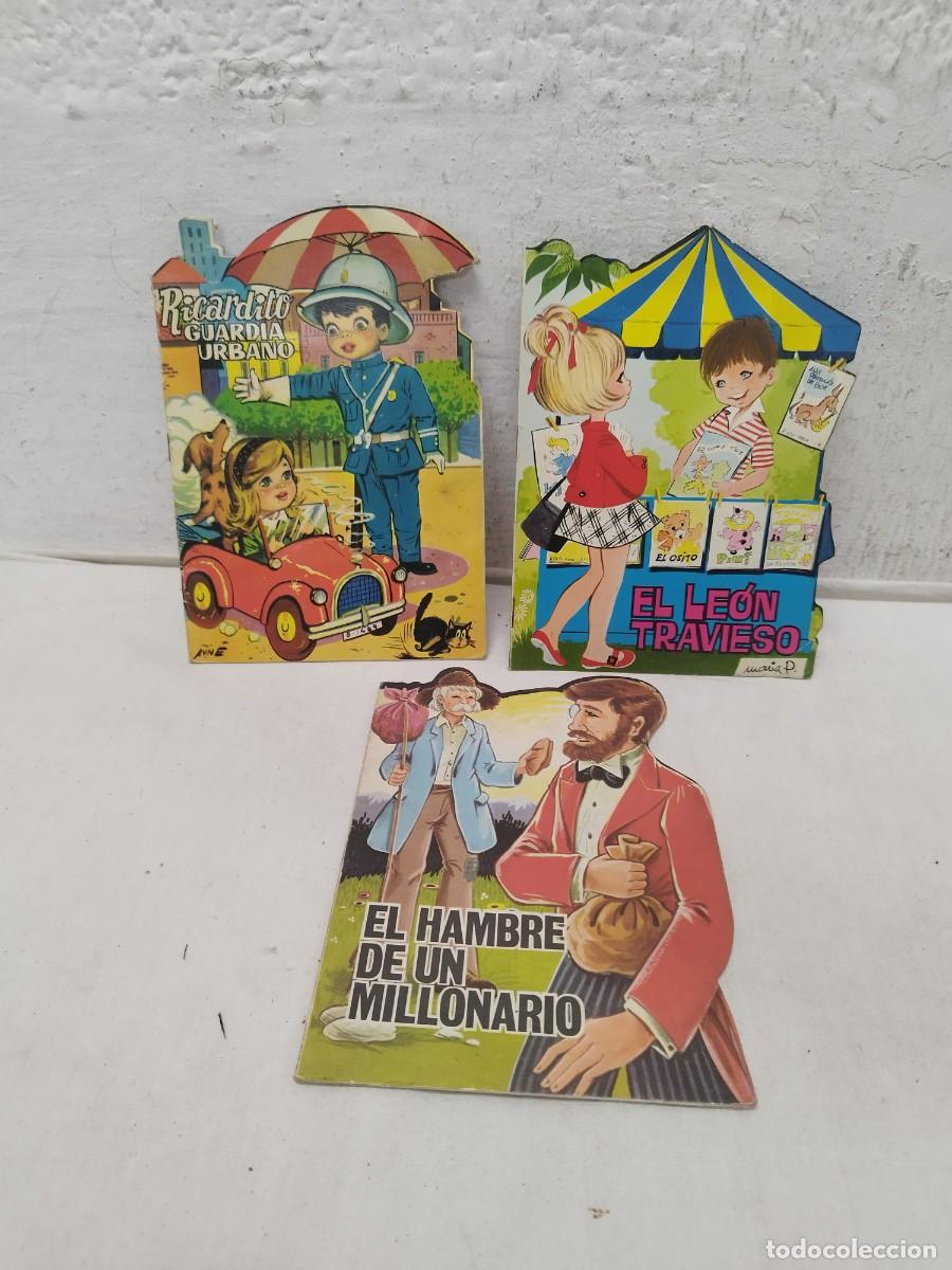 Tebeos: 3 cuentos troquelados. El millonario hambriento, Leon travieso, toray, layse.