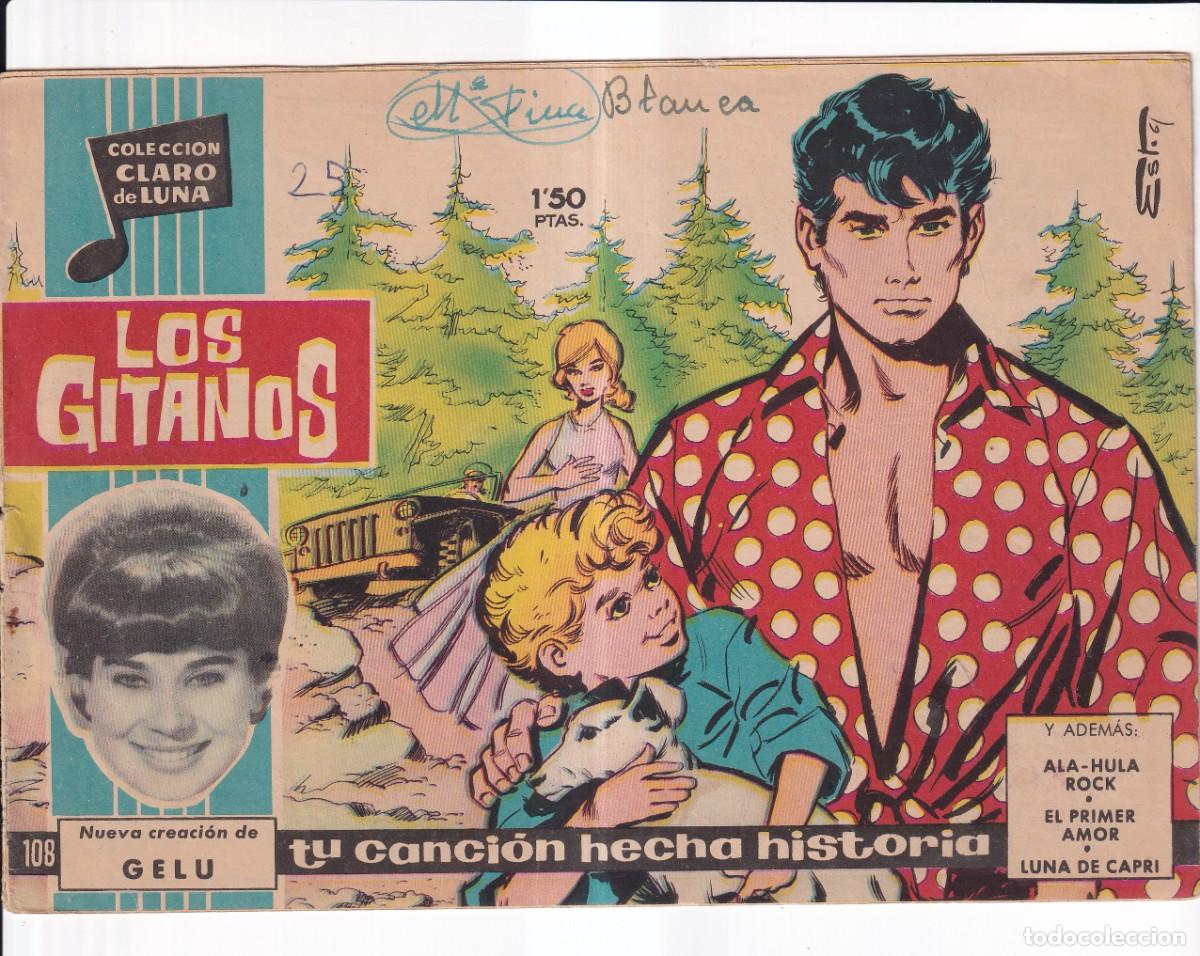 Tebeos: CLARO DE LUNA : NUMERO 108 , LOS GITANOS