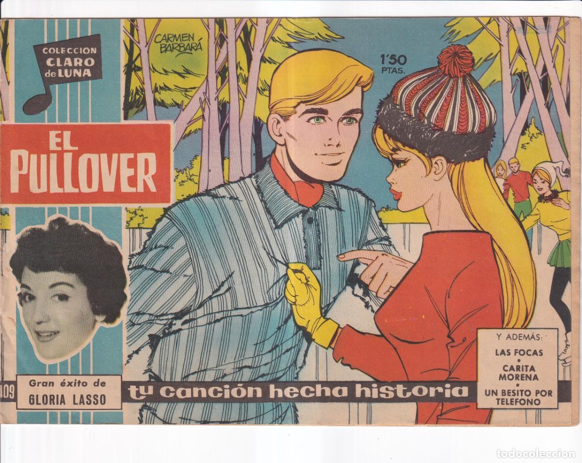 Tebeos: CLARO DE LUNA : NUMERO 109 , EL PULLOVER