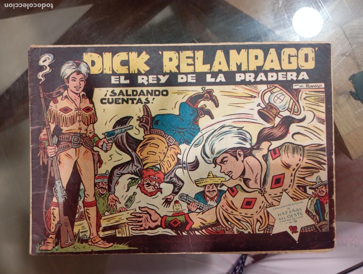 Tebeos: DICK RELAMPAGO (1961, TORAY) 2 &middot; IRANZO &middot; &iexcl;SALDANDO CUENTAS!