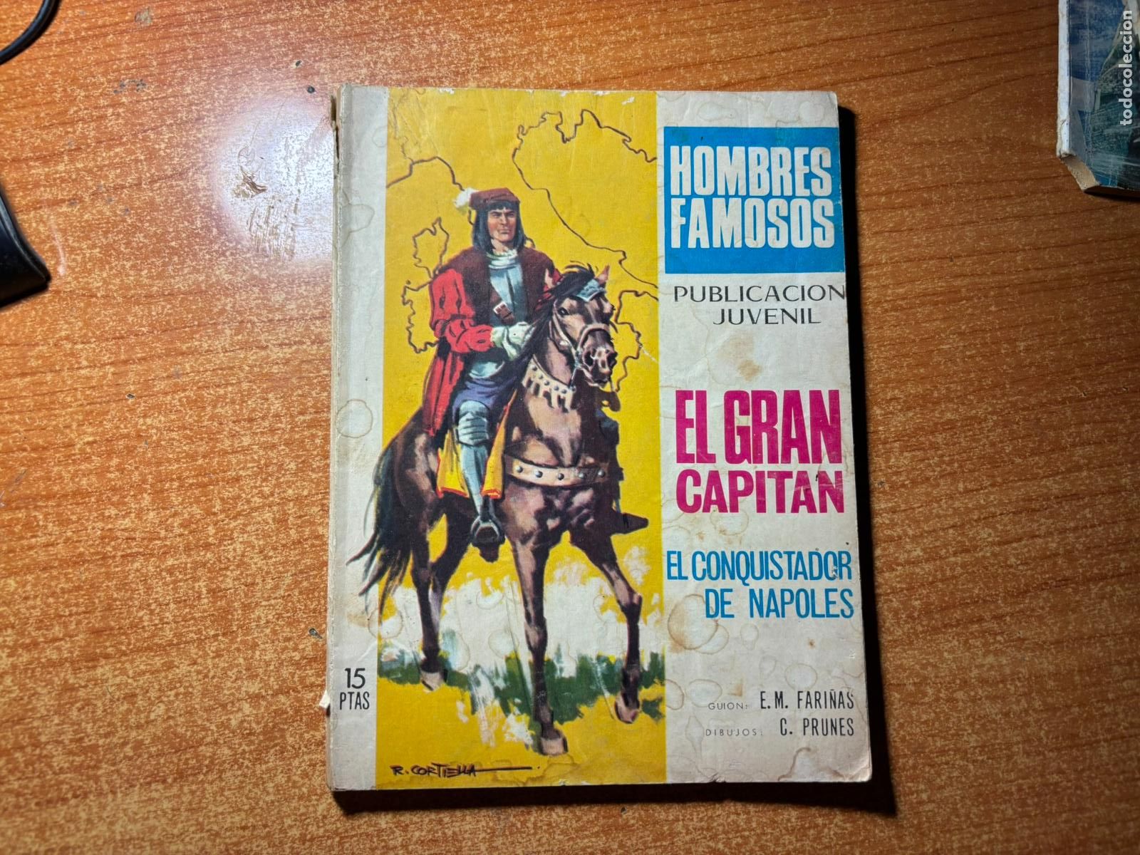 BDs: HOMBRES FAMOSOS N&ordm; 14 EL GRAN CAPITAN EDITORIAL TORAY