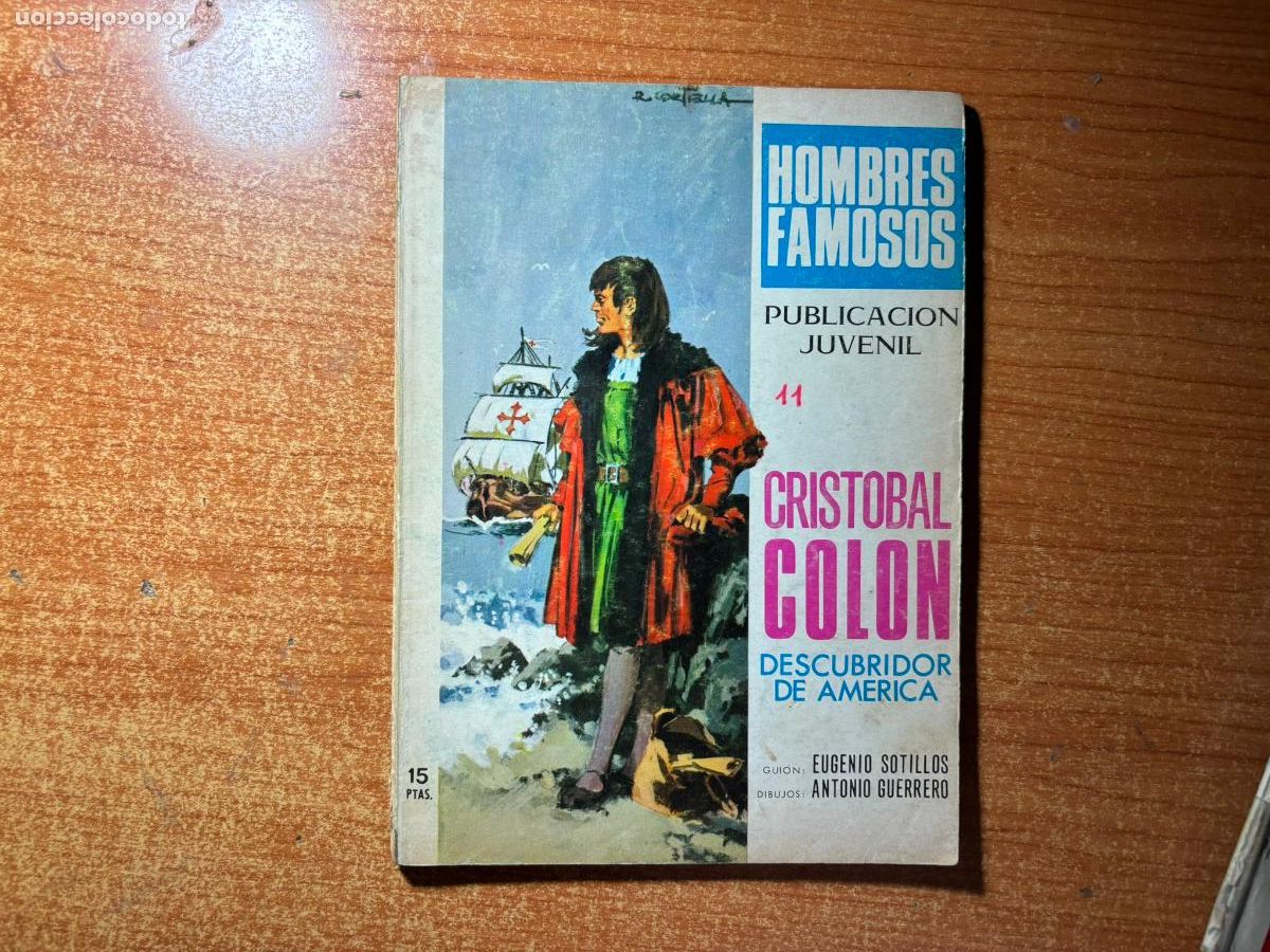 Tebeos: HOMBRES FAMOSOS N&ordm; 11 CRISTOBAL COLON EDITORIAL TORAY