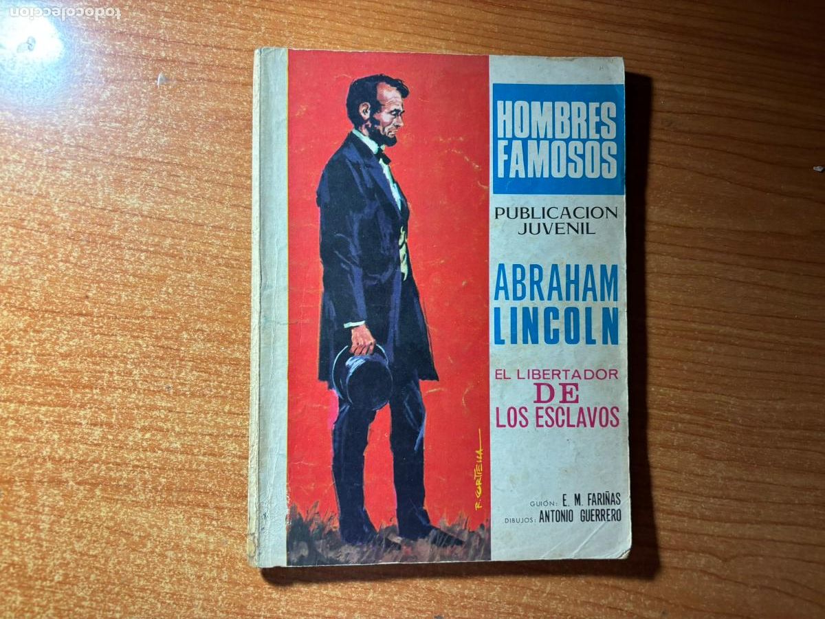 Tebeos: HOMBRES FAMOSOS N&ordm; 20 ABRAHAM LINCOLN EDITORIAL TORAY