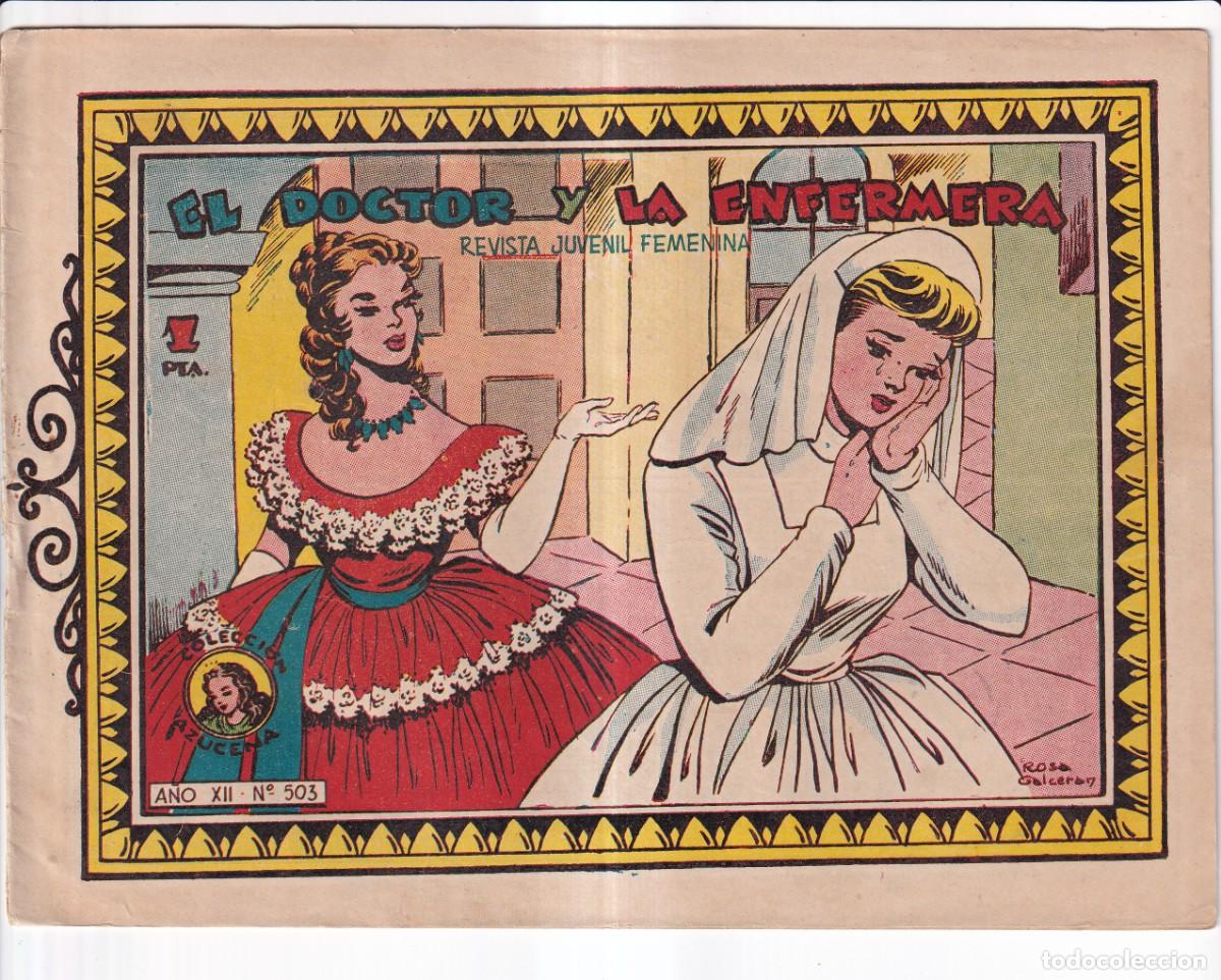 Tebeos: COLECCION AZUCENA: NUMERO 503. EL DOCTOR Y LA ENFERMERA , EDITORIAL TORAY