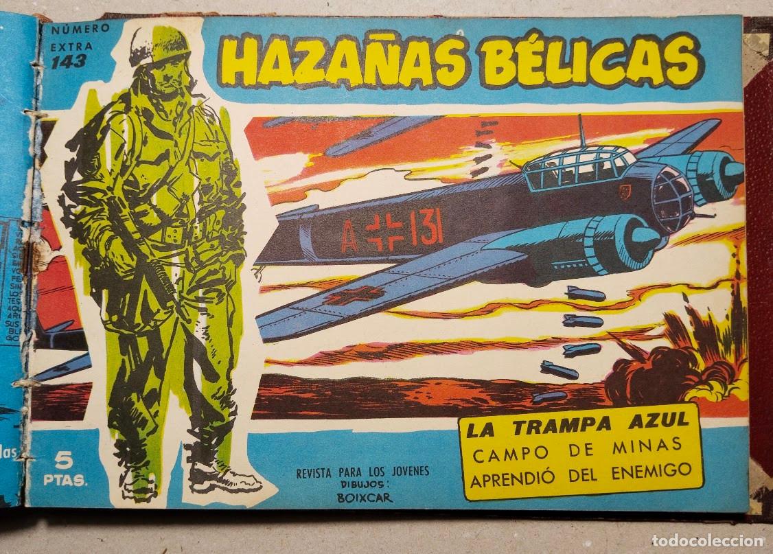 Tebeos: HAZA&Ntilde;AS B&Eacute;LICAS, SERIE AZUL EXTRA. EDICIONES TORAY, 1958-59.