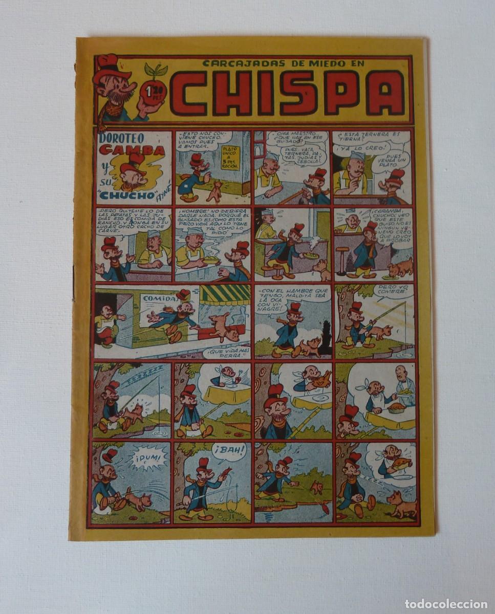 Tebeos: CHISPA, IRANZO, N&ordm; 10 DOROTEO GAMBA Y SU CHUCHO, TORAY 1947, ORIGINAL