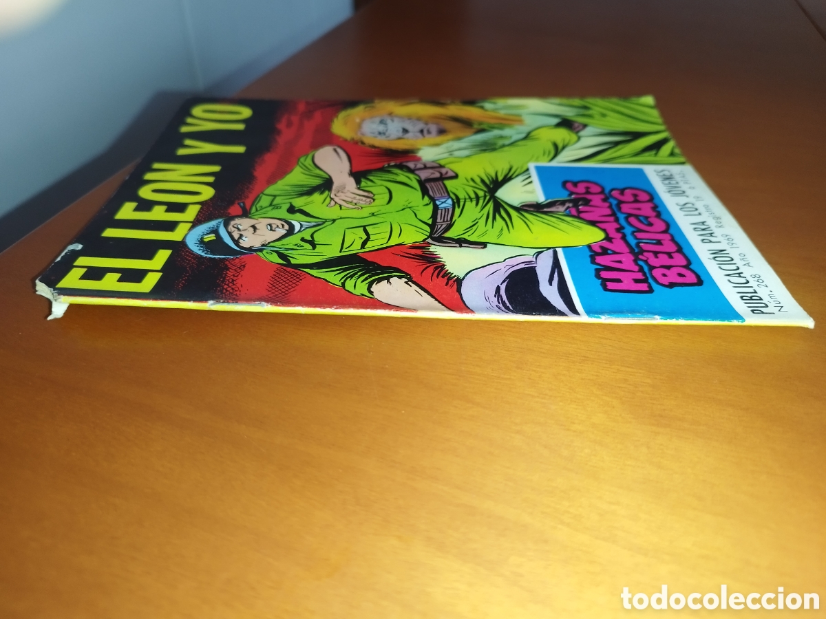 Tebeos: HAZA&Ntilde;AS BELICAS (GORILA): EL LEON Y YO. ED. TORAY, 1969. COMIC. - Foto 2