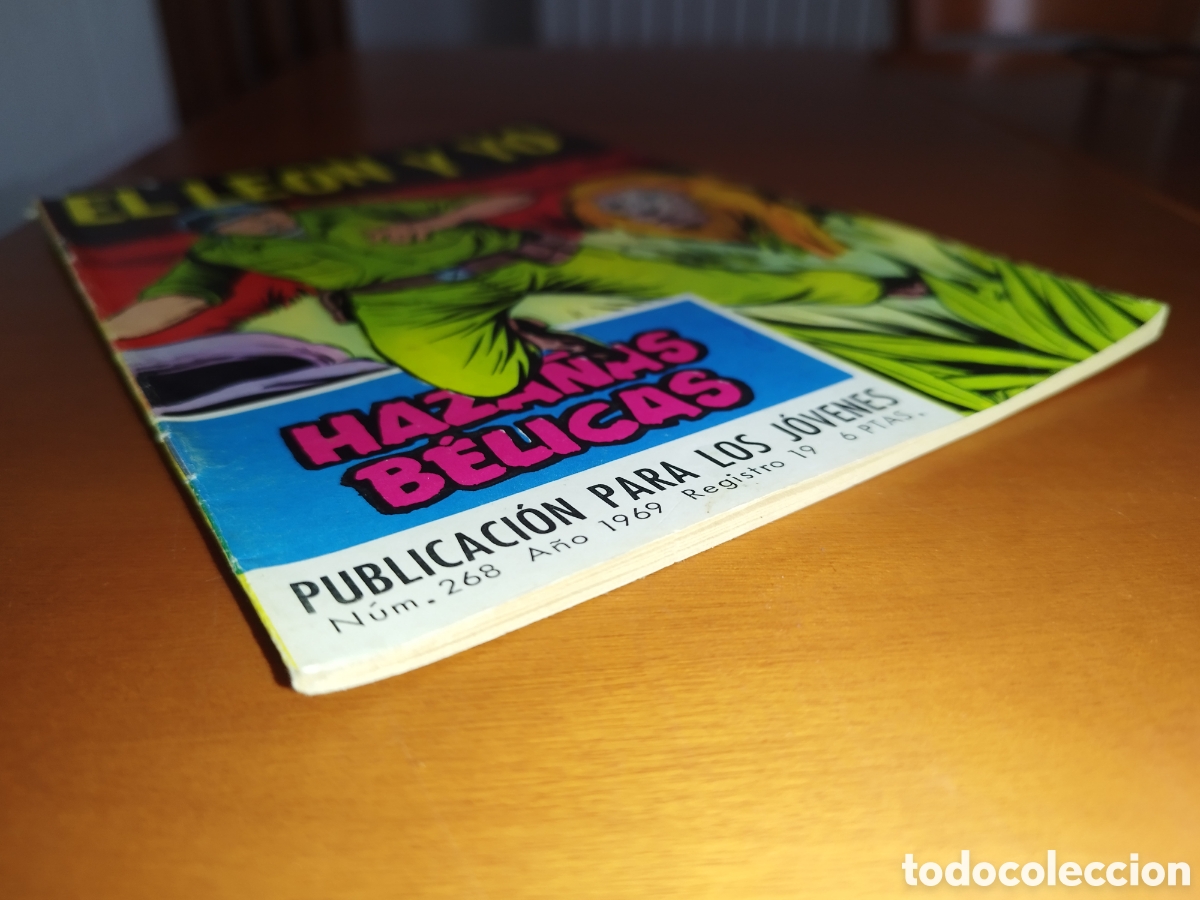 Tebeos: HAZA&Ntilde;AS BELICAS (GORILA): EL LEON Y YO. ED. TORAY, 1969. COMIC. - Foto 5