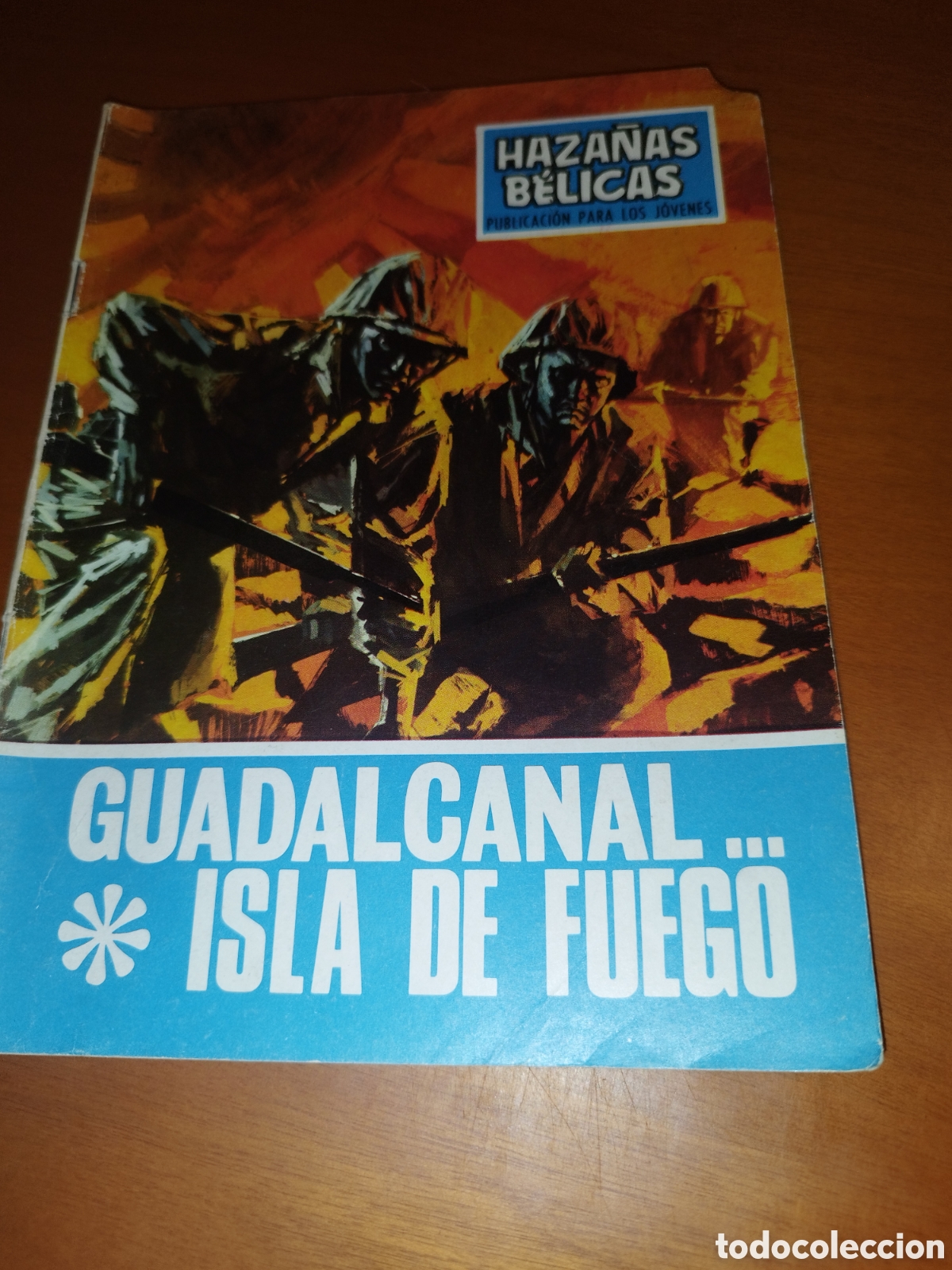Tebeos: HAZA&Ntilde;AS BELICAS: GUADALCANAL ISLA DE FUEGO. ED. TORAY, 1969 COMIC.