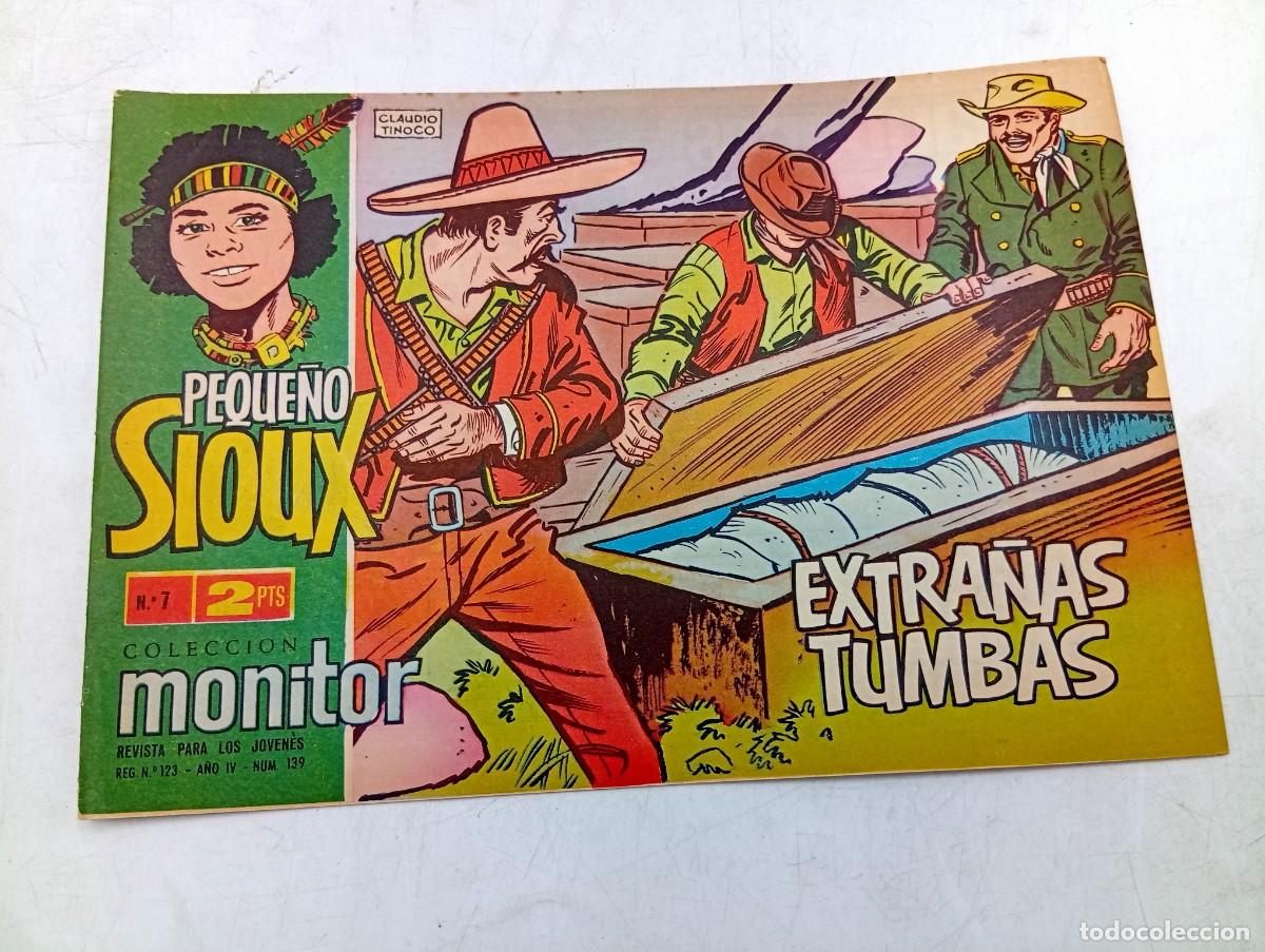Tebeos: PEQUE&Ntilde;O SIOUX. EXTRA&Ntilde;AS TUMBAS. COLECCION MONITOR. 1962. ORIGINAL. VER FOTOS.
