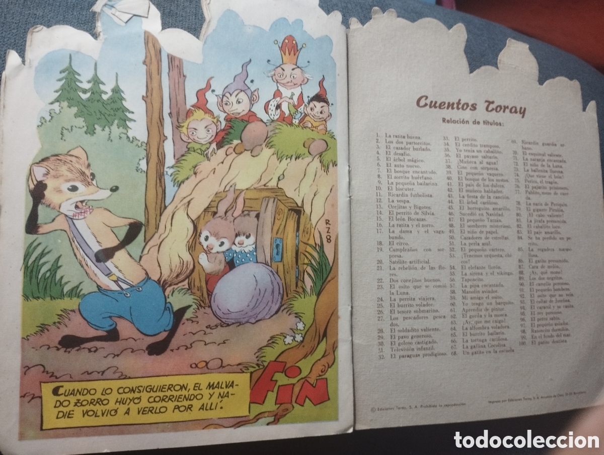 Tebeos: Cuento infantil troquelado de 1958 - Foto 4