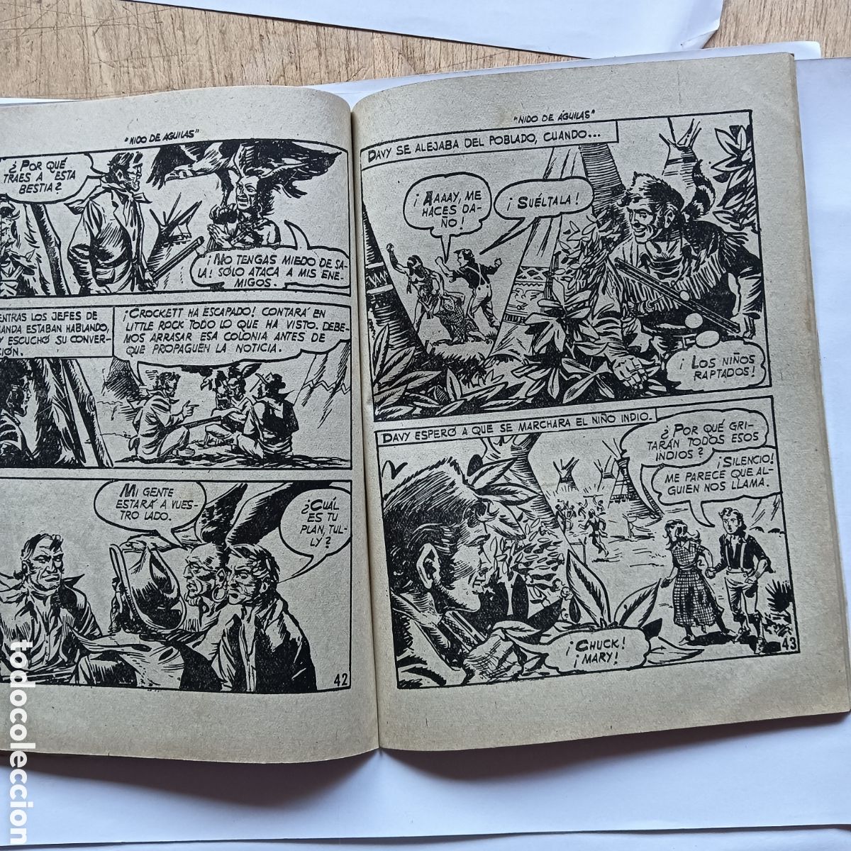 Tebeos: COLECCI&Oacute;N HURACAN DAVY CROCKETTNUM2-3 edi.toray - Foto 3
