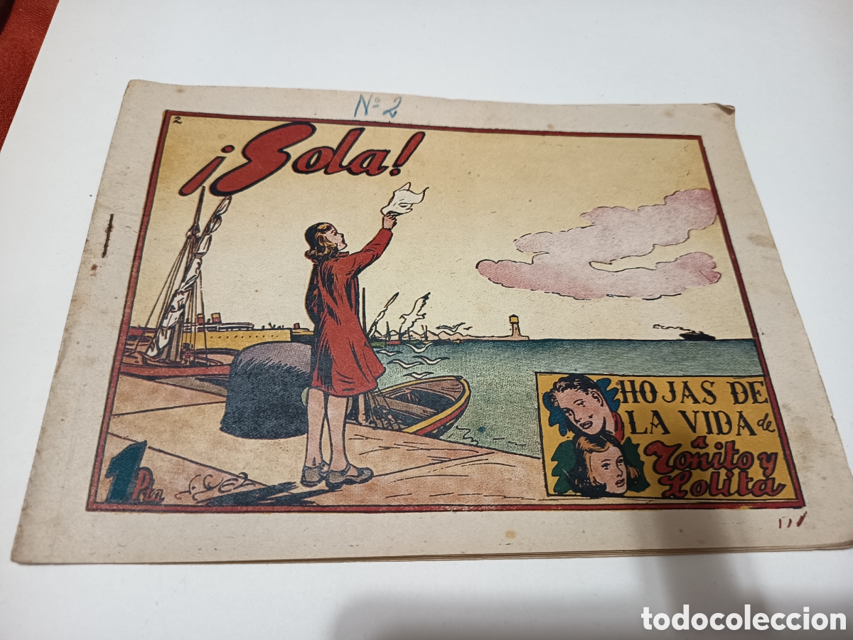 Tebeos: Sola hojas de la vida de To&ntilde;ito y Lolita Toray n&ordm;2