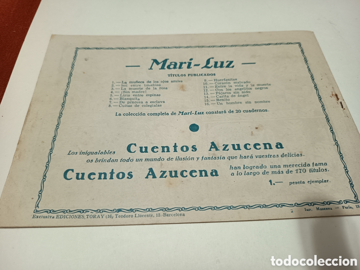 Tebeos: Lote 6 comic Mari-Luz historia de un coraz&oacute;n - Foto 7