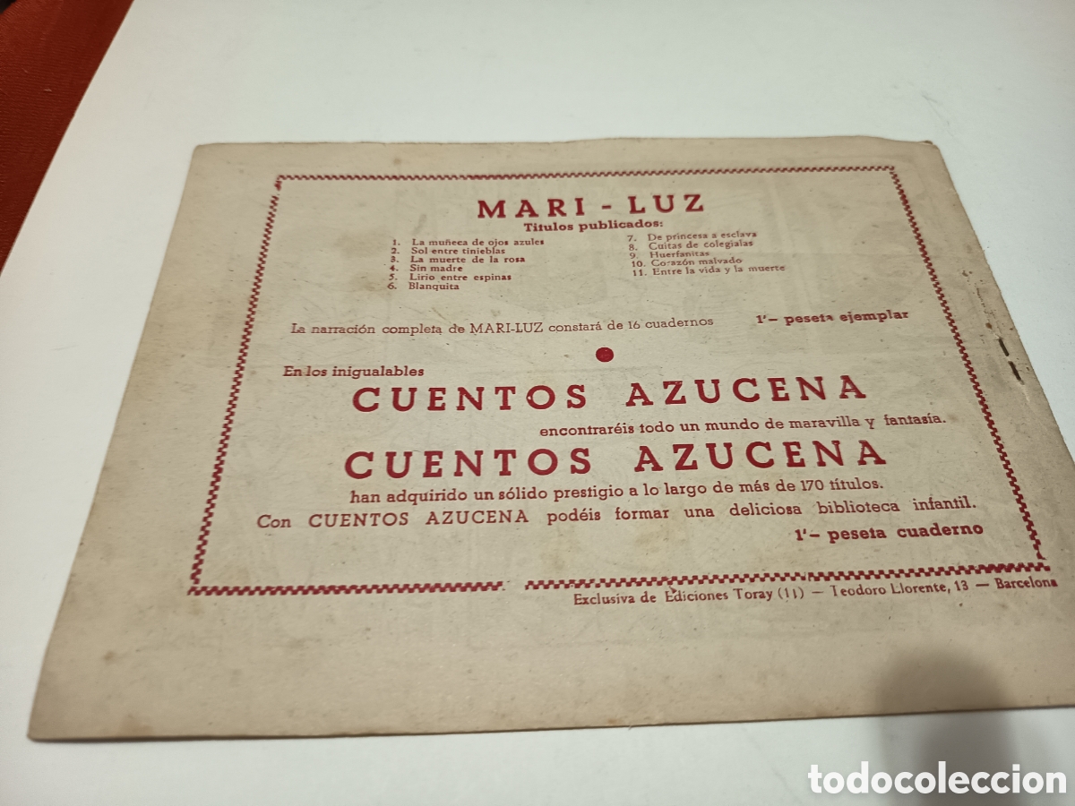 Tebeos: Lote 6 comic Mari-Luz historia de un coraz&oacute;n - Foto 8