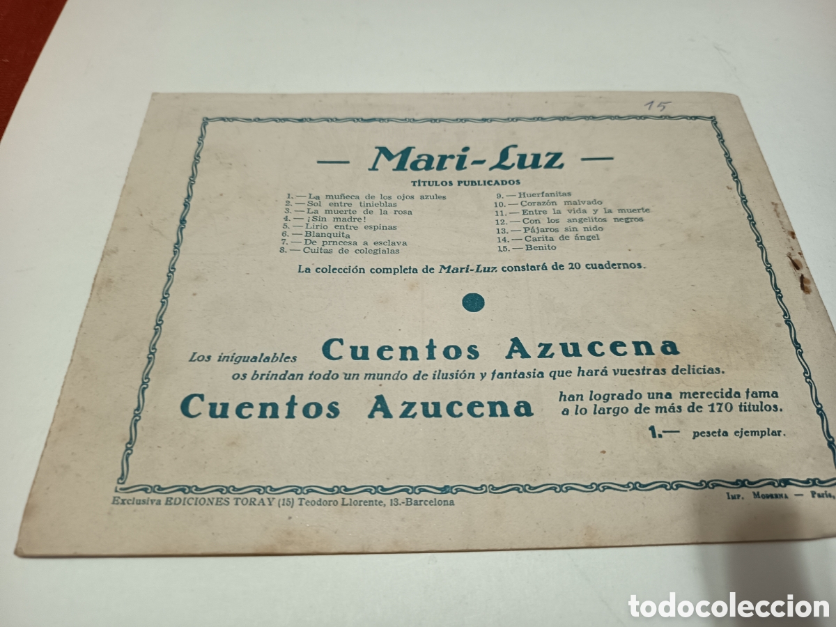 Tebeos: Lote 6 comic Mari-Luz historia de un coraz&oacute;n - Foto 9