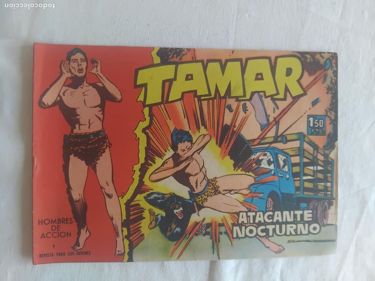 Tebeos: TAMAR N&ordm; 9. EDICIONES TORAY 1961. ORIGINAL EN BUEN ESTADO.