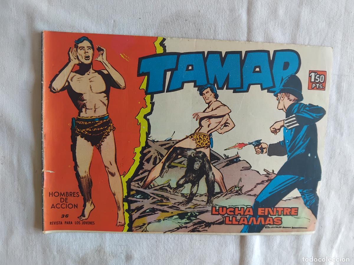 Tebeos: TAMAR N&ordm; 36. EDICIONES TORAY 1961. ORIGINAL EN BUEN ESTADO.